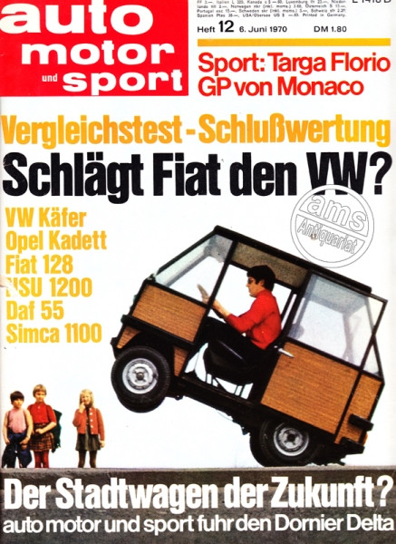 Auto Motor Sport, 06.06.1970 bis 19.06.1970