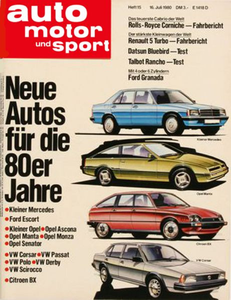 Auto Motor Sport, 16.07.1980 bis 29.07.1980